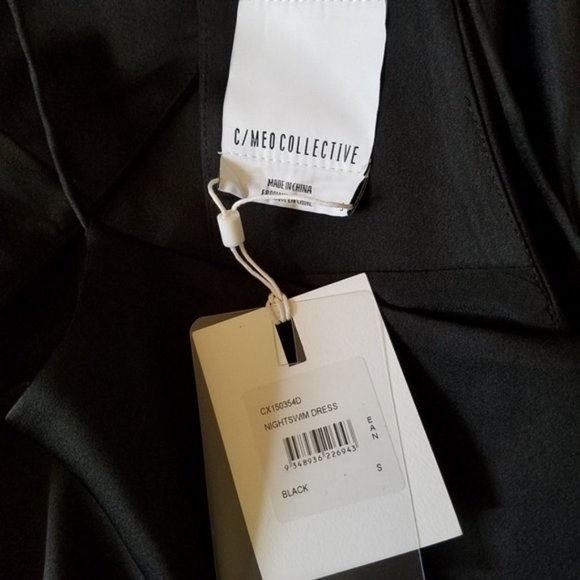 C/MEO Collective Nightswim Dress Black Size Small NWT - Picture 8 of 8